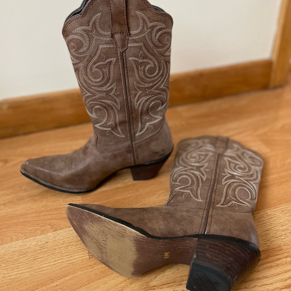 Durango Women’s Brown Cowboy Boots Size 8M